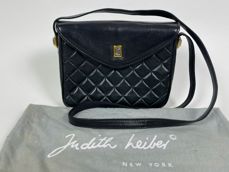 Judith Leiber Leather Handbag With Dust Cover [Photo 1]