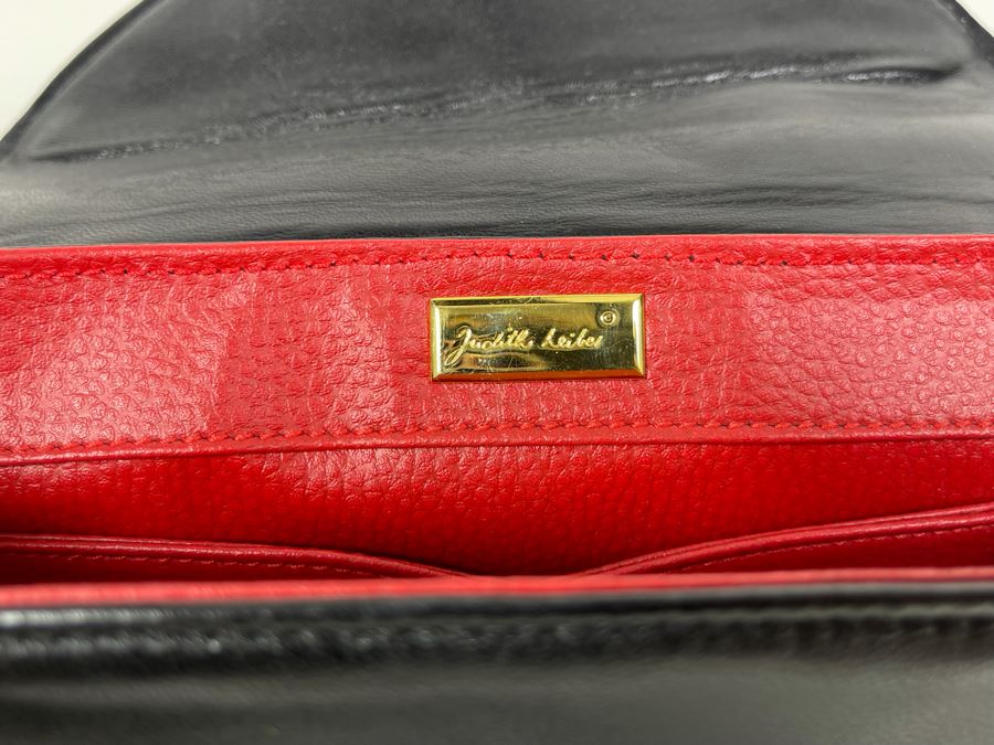 Judith Leiber Leather Handbag With Dust Cover [Photo 5]