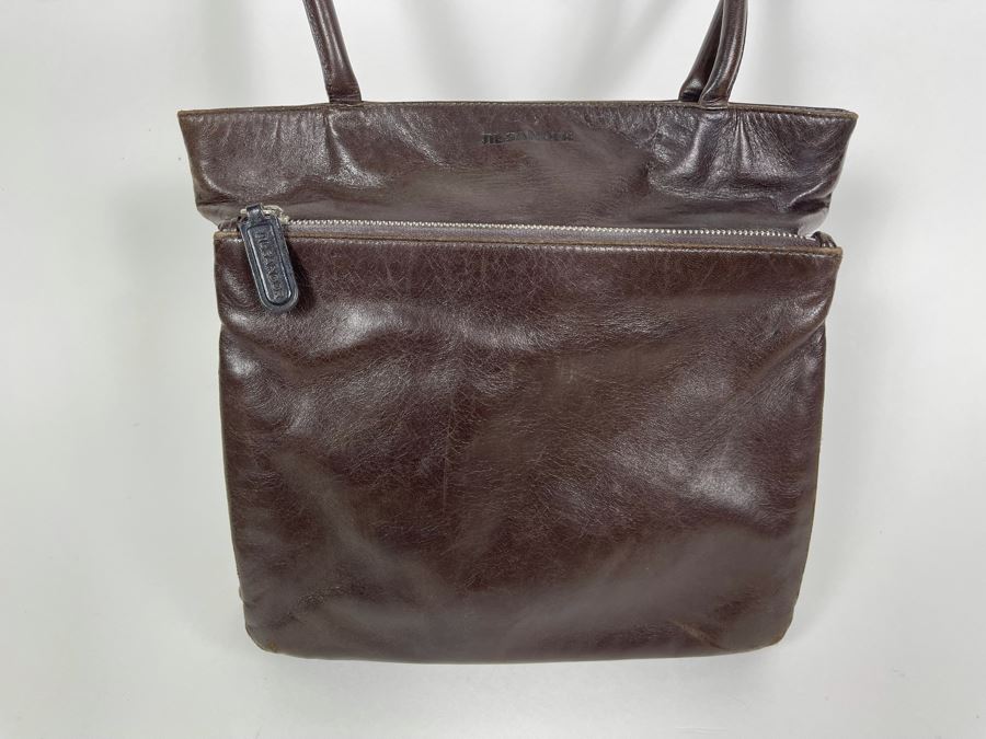 Jil Sander Leather Handbag 11 X 10 [Photo 3]