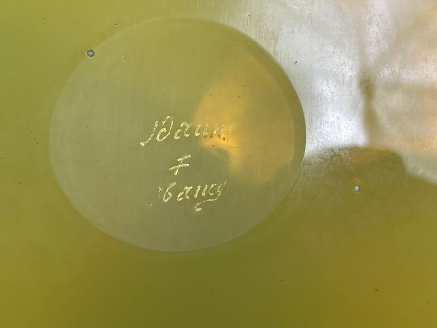 Vintage Daum France Signed Glass Trinket Dish 8W [Photo 2]