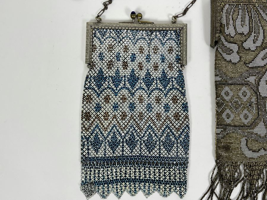 Vintage Wire Mesh Purse (Left) And Vintage Beaded Purse (Right) [Photo 7]