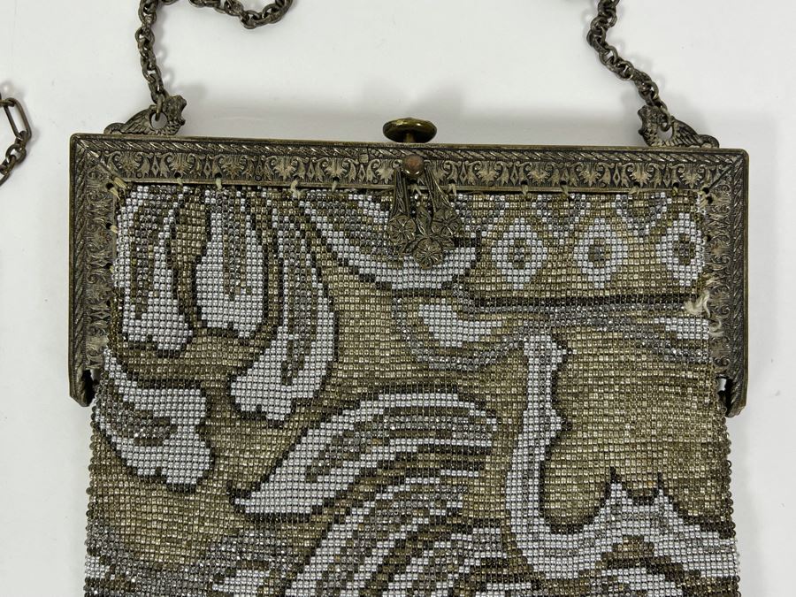 Vintage Wire Mesh Purse (Left) And Vintage Beaded Purse (Right) [Photo 6]