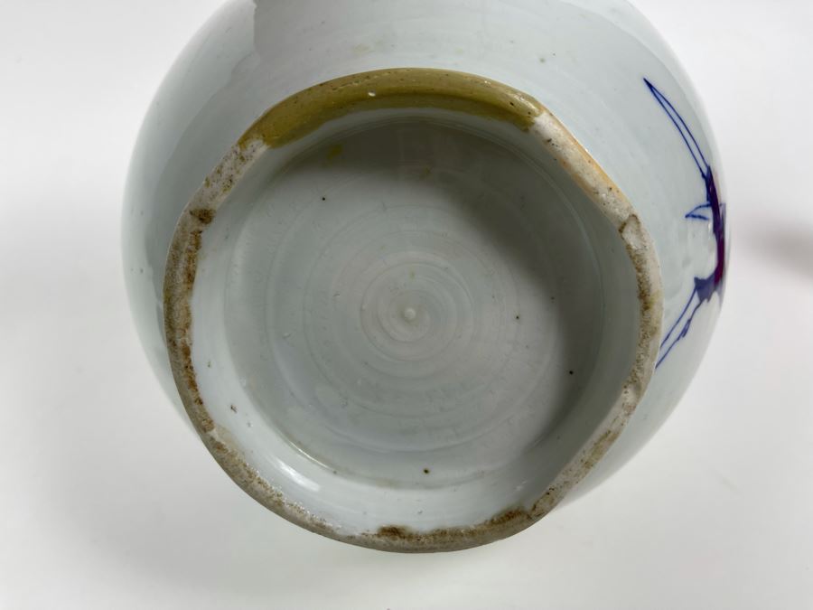 Antique Chinese Blue And White Finely Painted Dragon Porcelain Vase 13.5H [Photo 21]