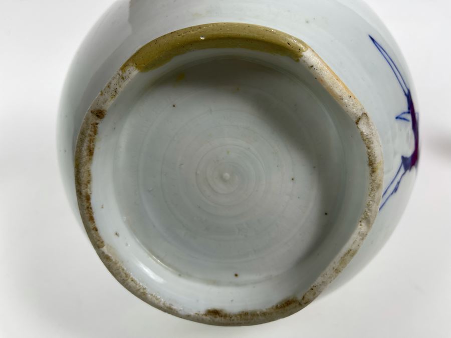 Antique Chinese Blue And White Finely Painted Dragon Porcelain Vase 13.5H [Photo 22]