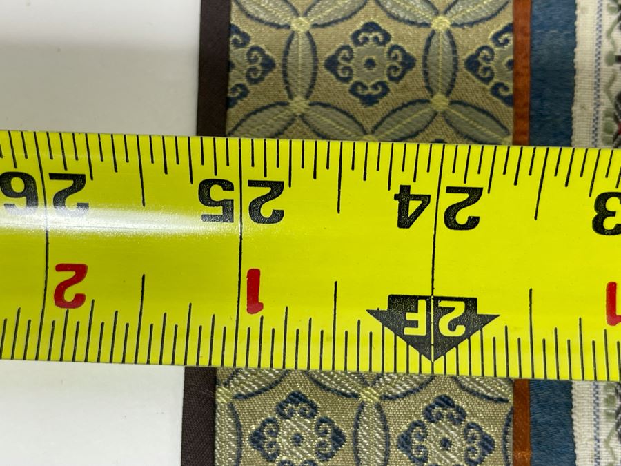 Impressive Chinese Dragon Gold Silk Embroidery On Blue Background 9W X 25L [Photo 11]