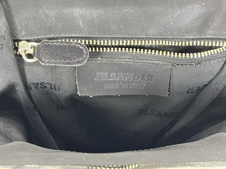 Jil Sander Italian Handbag 10W X 11H [Photo 9]