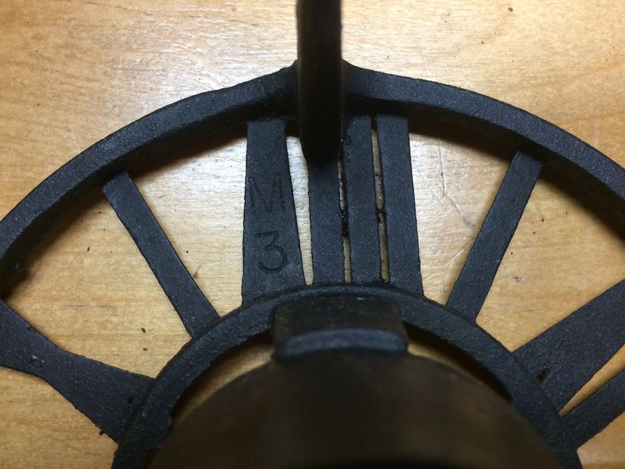 Pyrex Cast Iron Sundial Sterno Candle Holder [Photo 8]