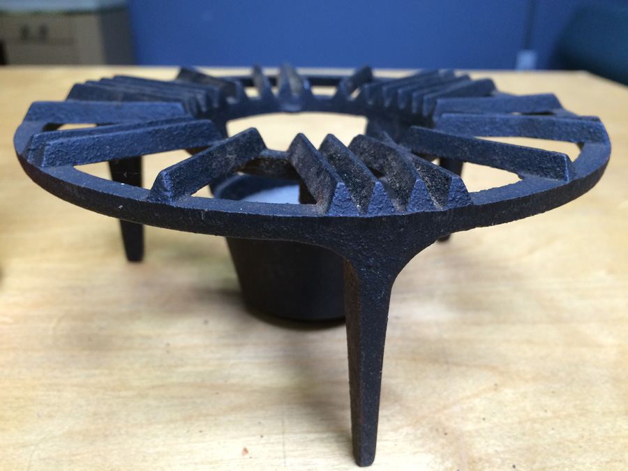 Pyrex Cast Iron Sundial Sterno Candle Holder [Photo 2]
