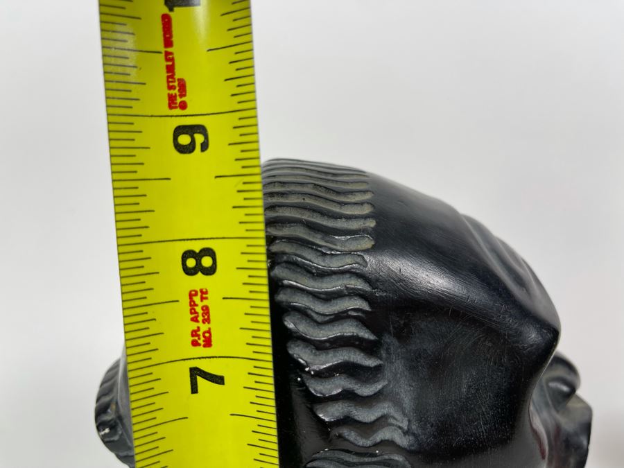 Vintage Fred Press African Male Bust Head Plaster Sculpture 7W X 6.5D X 9H [Photo 11]