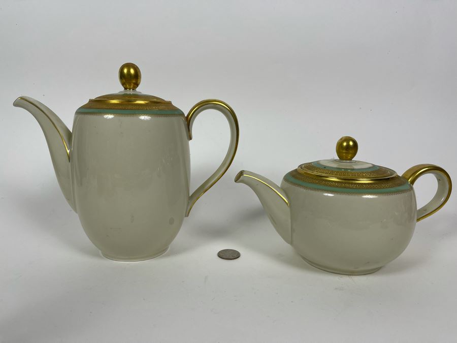 Coffee Pot And Teapot Hutschenreuther Selb LHS Bavaria Germany [Photo 2]