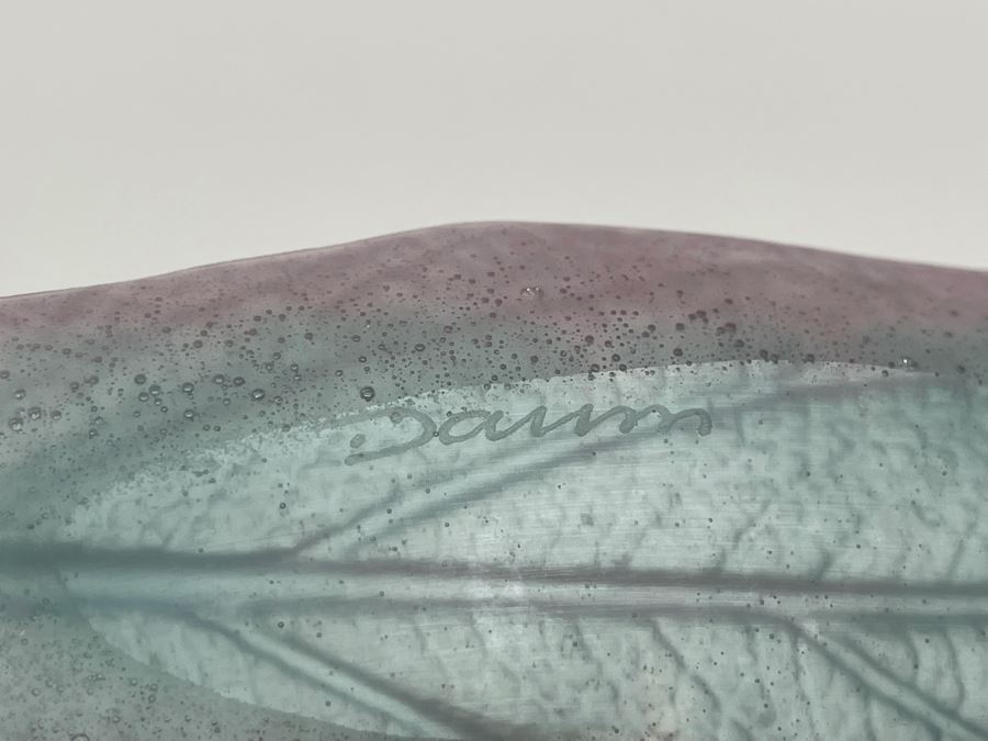 Daum France Crystal Leaf 9L [Photo 4]