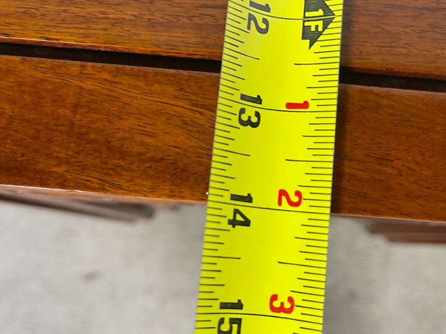 Set Of Four Chinese Teak Nesting Tables 20W X 14D X 27H [Photo 13]