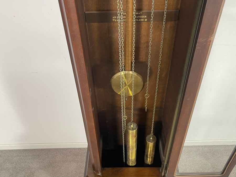 Grandfather Clock By Daneker 'The Diplomat' Model Fallston, Maryland 19W X 10D X 76.5H [Photo 12]