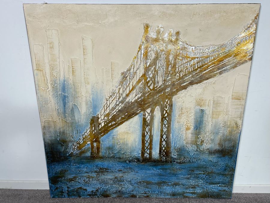 Canvas Print Of Bridge 39 X 39