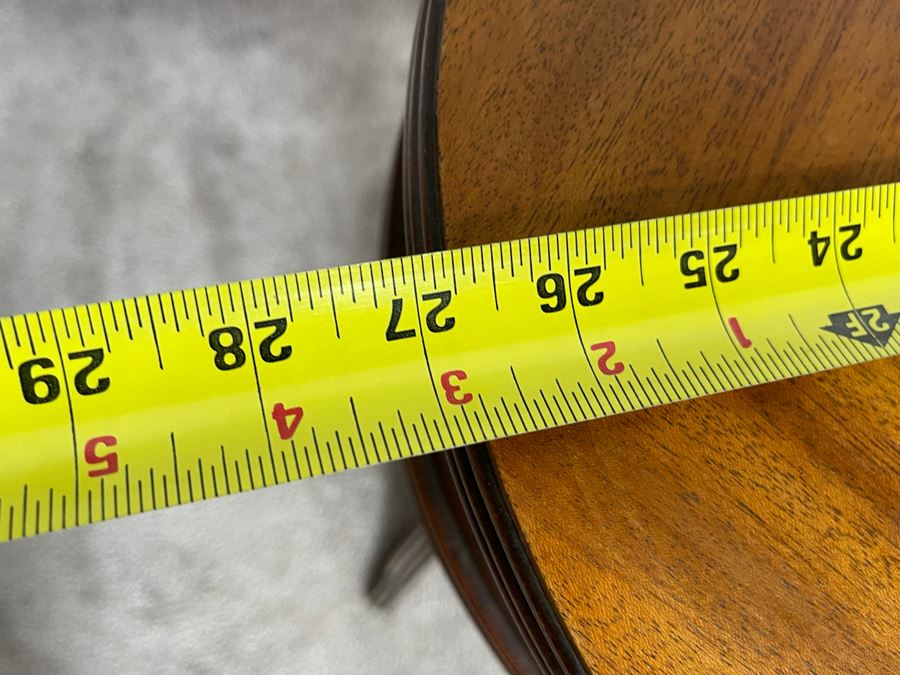 Antique Oval Side Table With Drawer 27W X 14D X 24H [Photo 12]