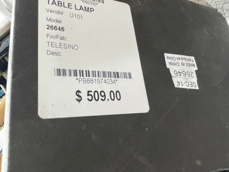 Uttermost Lighting Modern Table Lamp Retails $509 [Photo 8]