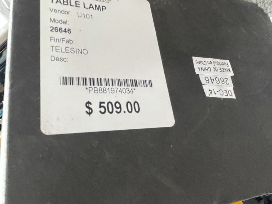 Uttermost Lighting Modern Table Lamp Retails $509 [Photo 7]