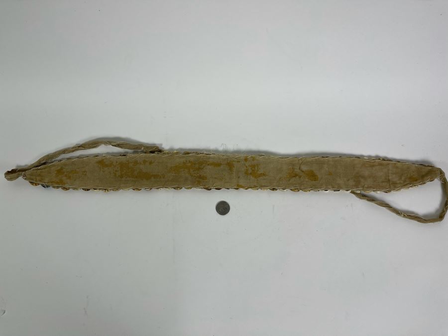 Vintage Handmade African Beaded Belt With Cowrie Shells (Beaded Portion Is 28L) [Photo 9]