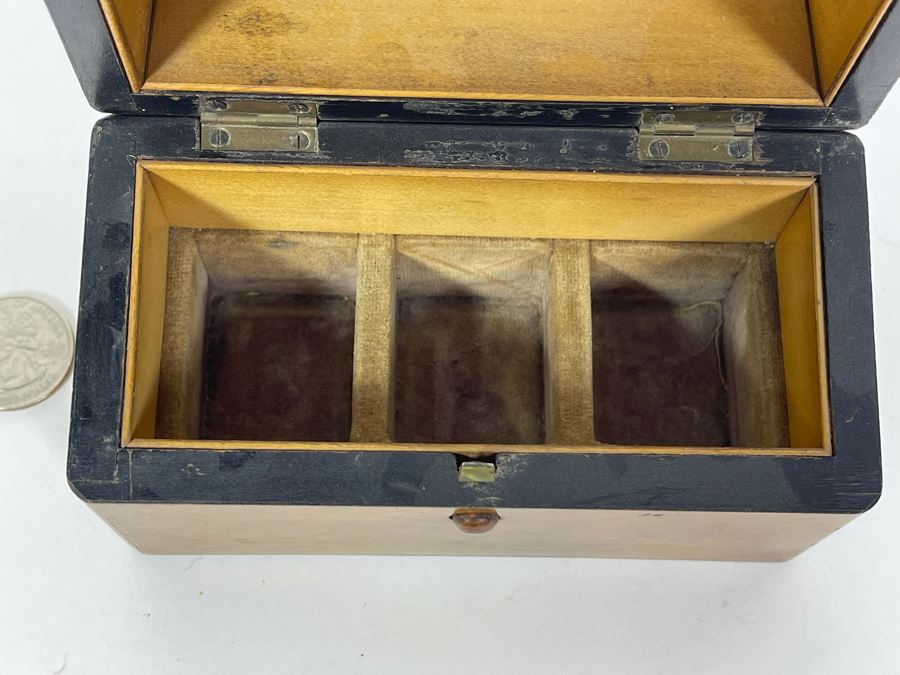 Vintage Handmade Wooden Domed Box For Storing Bottles 5W X 2.5D X 4H [Photo 7]