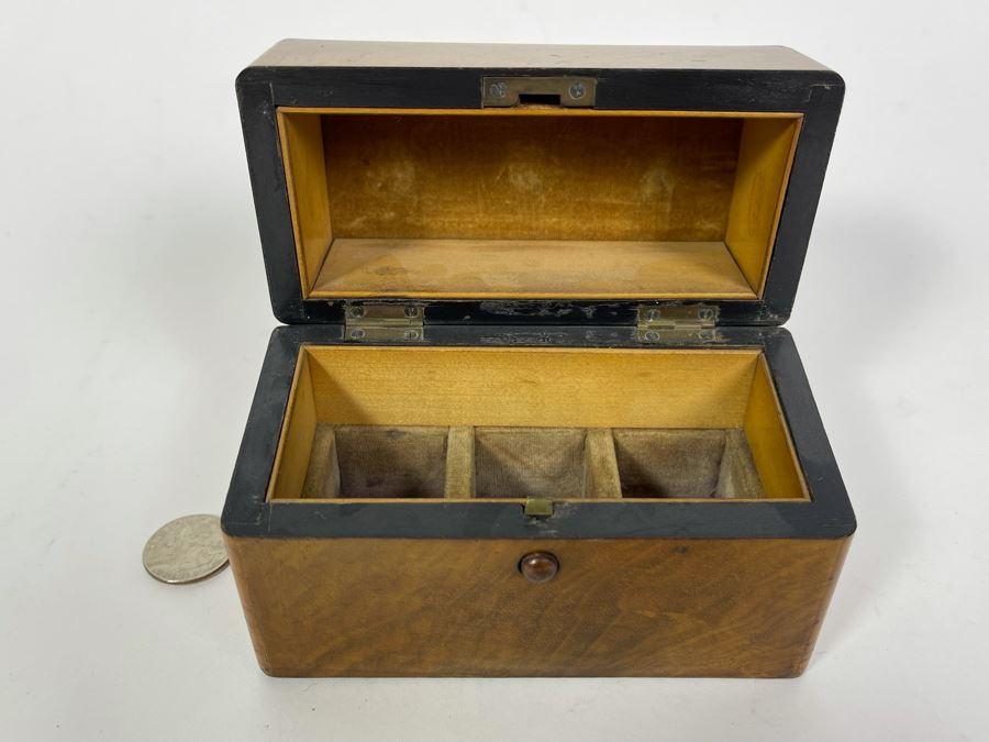Vintage Handmade Wooden Domed Box For Storing Bottles 5W X 2.5D X 4H [Photo 2]