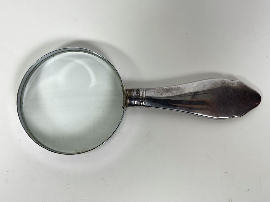 Sterling Silver Handle Magnifying Glass By Hilkinson 7L [Photo 5]