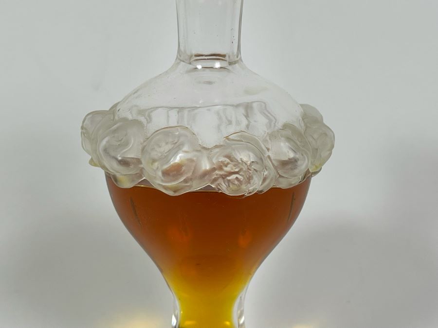 Signed Lalique Crystal France Perfume Bottle 6H [Photo 3]