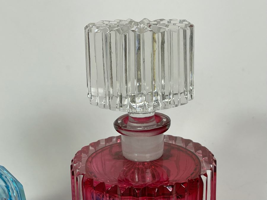 Pair Of Vintage Perfume Bottles 3.5H And 5H [Photo 7]