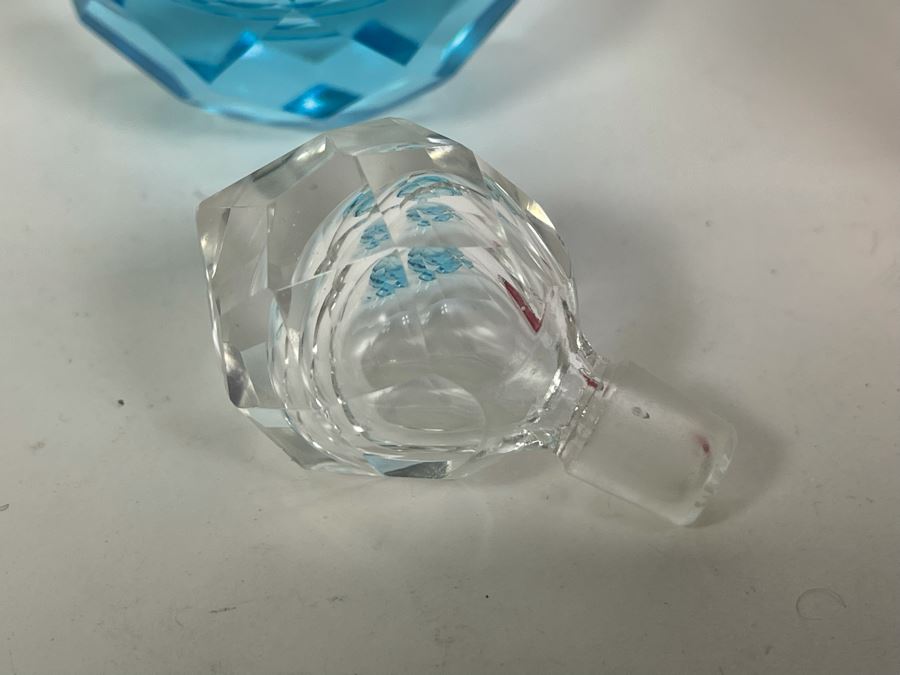 Pair Of Vintage Perfume Bottles 3.5H And 5H [Photo 8]