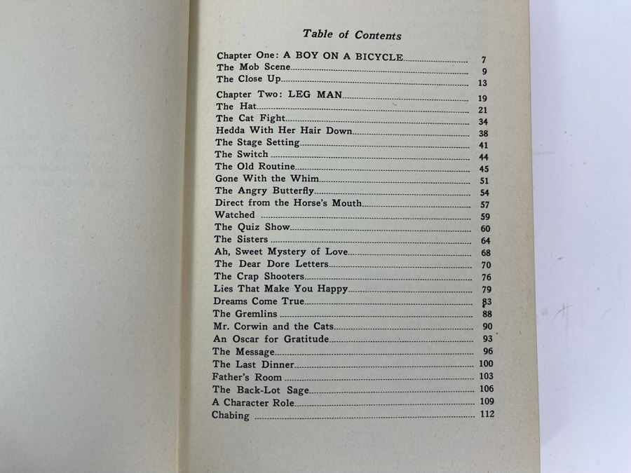 Signed Hardcover Book Hollywod Leg Man By Jaik Rosenstein [Photo 7]