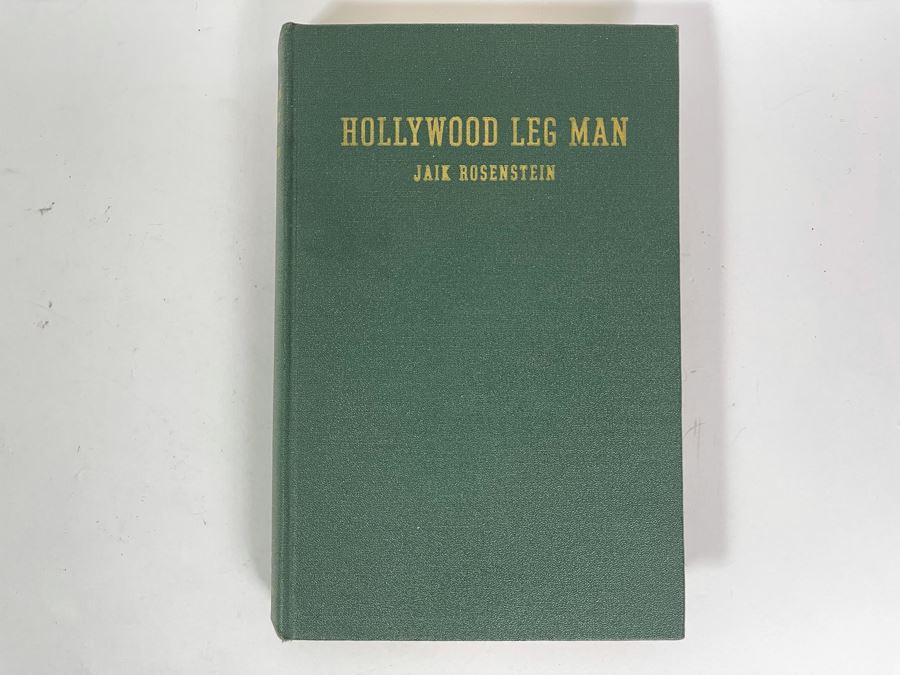 Signed Hardcover Book Hollywod Leg Man By Jaik Rosenstein [Photo 1]