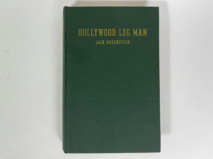 Signed Hardcover Book Hollywod Leg Man By Jaik Rosenstein [Photo 3]