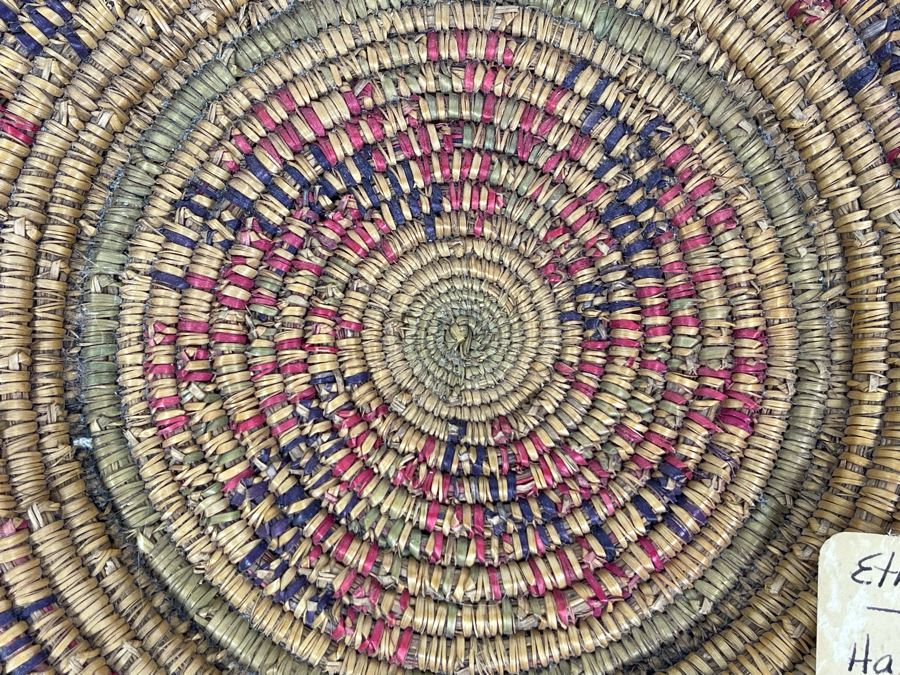 Vintage African Ethiopia Harai Tray 10.5R [Photo 8]