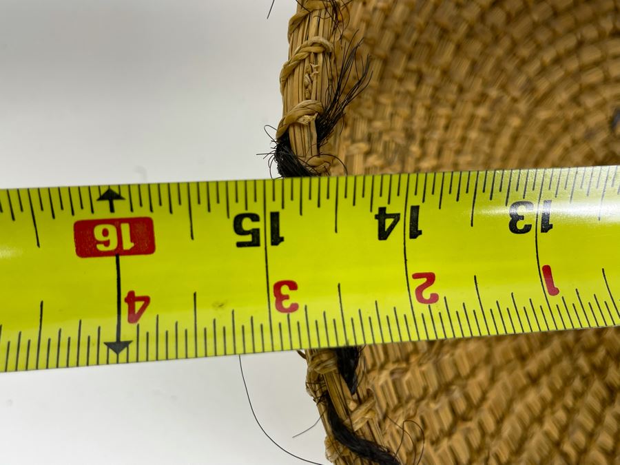 Vintage African Lesotho Basuto Grain Basket 15R X 6H [Photo 14]