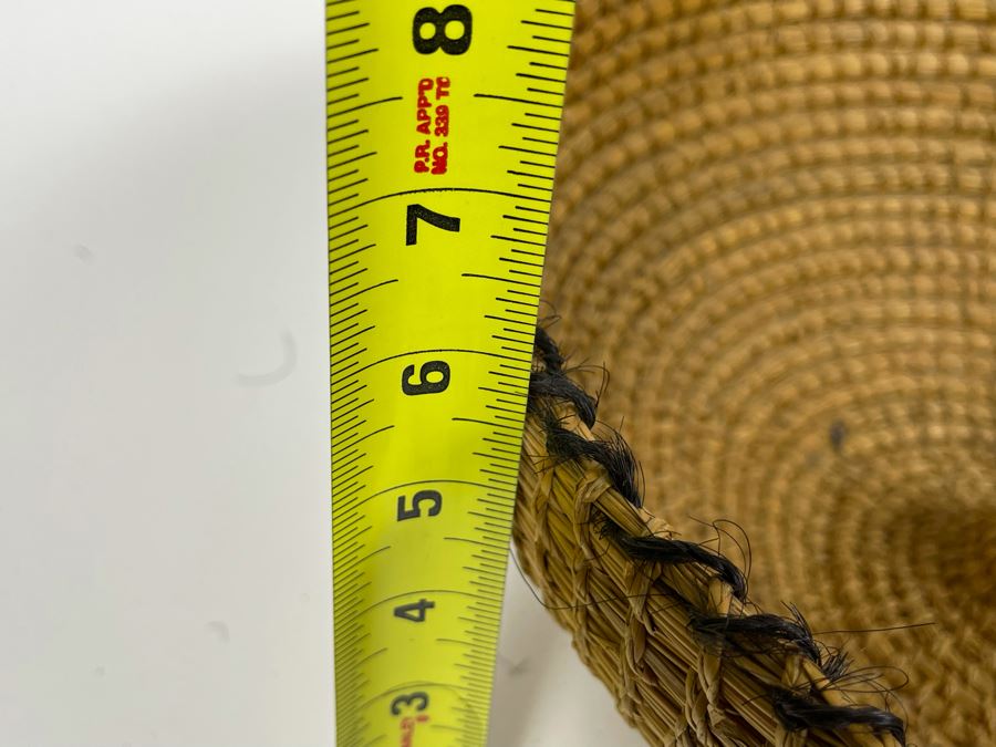 Vintage African Lesotho Basuto Grain Basket 15R X 6H [Photo 15]