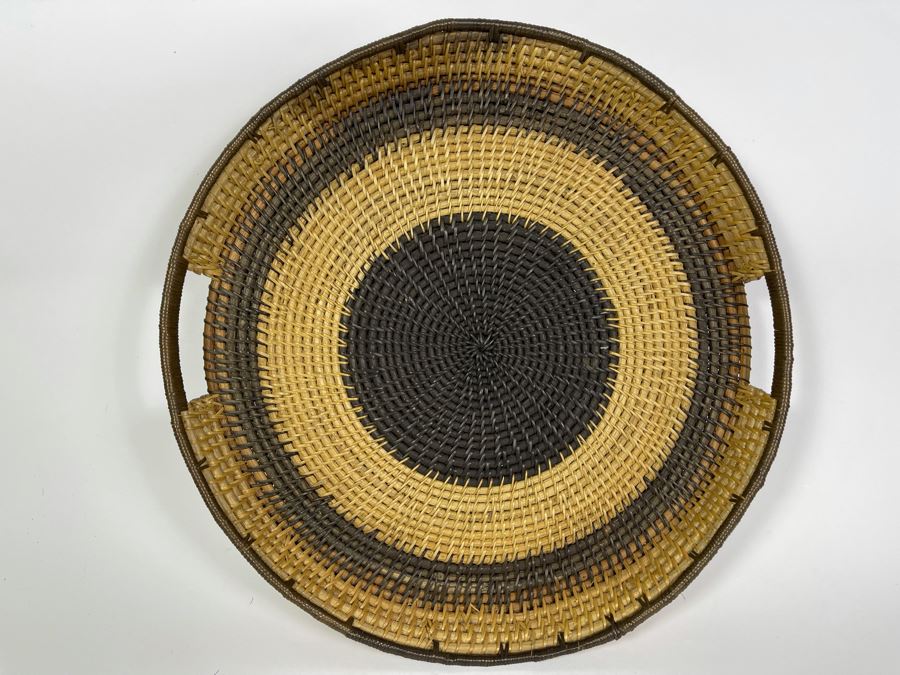 Vintage African Tray With Handles 16R [Photo 2]