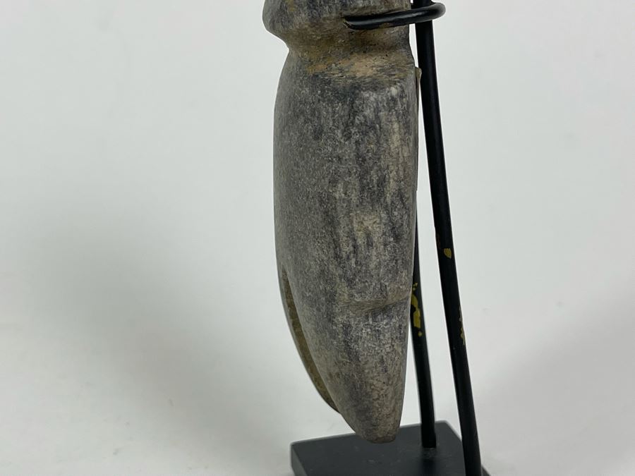 Ancient Artifact Mezcala Standing Figure Grey Stone Mexico 1800-1200 BCE Before Christ Retails $750 [Photo 9]