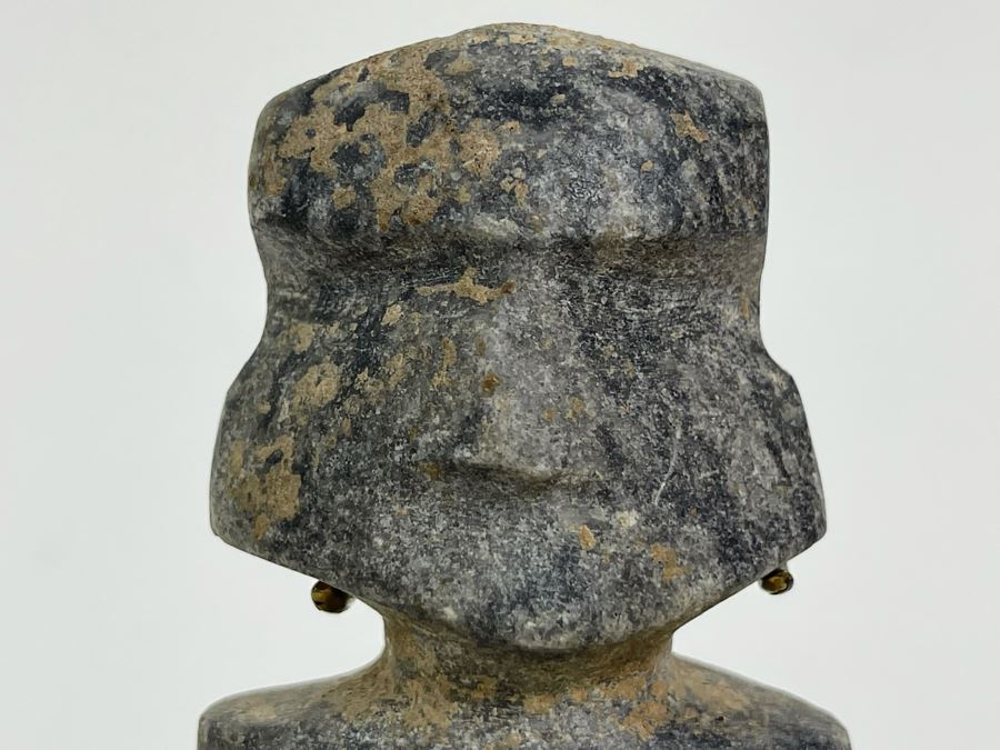 Ancient Artifact Mezcala Standing Figure Grey Stone Mexico 1800-1200 BCE Before Christ Retails $750 [Photo 7]