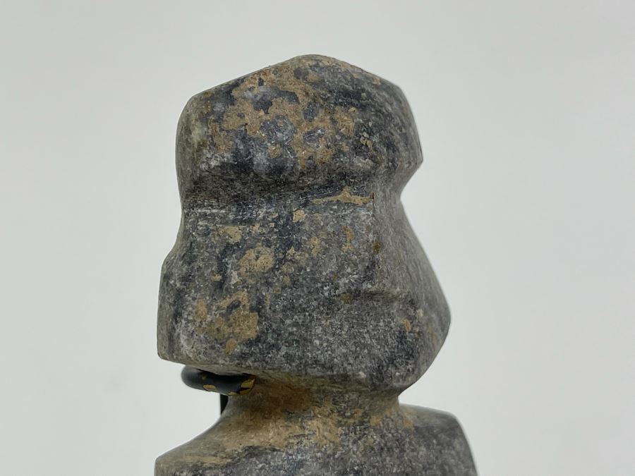 Ancient Artifact Mezcala Standing Figure Grey Stone Mexico 1800-1200 BCE Before Christ Retails $750 [Photo 6]