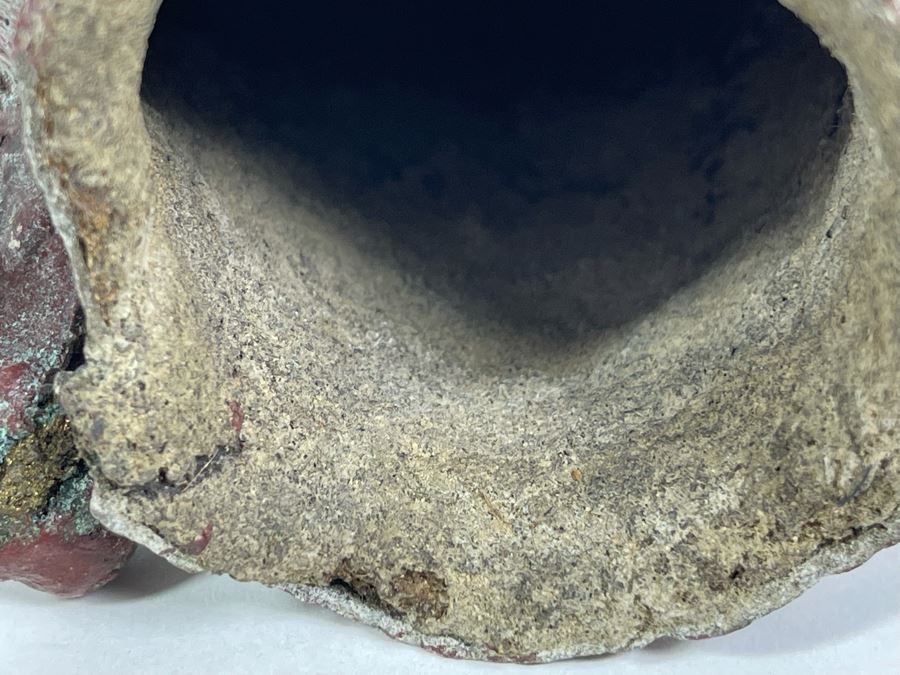 Old Chinese Buddha Head On Wooden Display Stand - Appears To Be Originally Gilded 7H (With Stand 9H) [Photo 23]