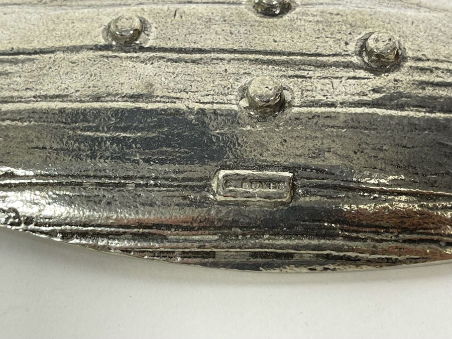 Signed Carrol Boyes Nude Woman Metal Trinket Dish Tray 6.5W X 3D [Photo 7]