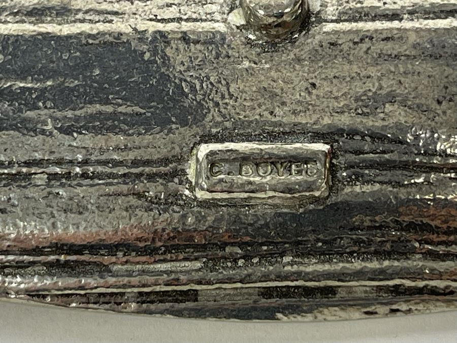 Signed Carrol Boyes Nude Woman Metal Trinket Dish Tray 6.5W X 3D [Photo 9]