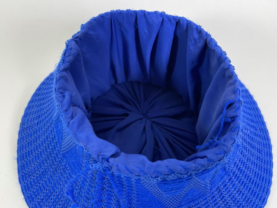 Large African Zulu Blue Hat 14.5R [Photo 7]