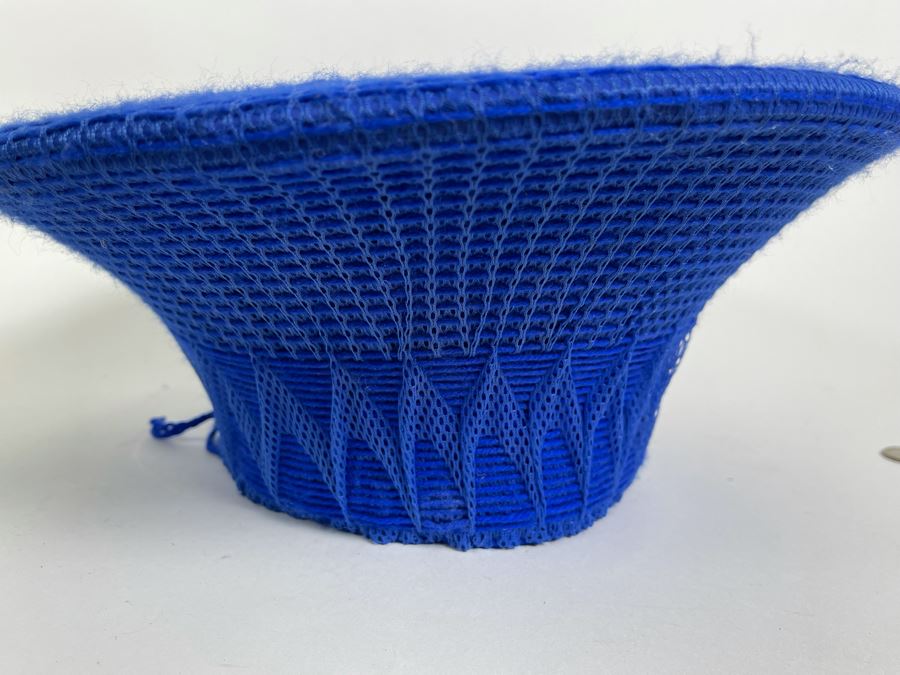 Large African Zulu Blue Hat 14.5R [Photo 5]