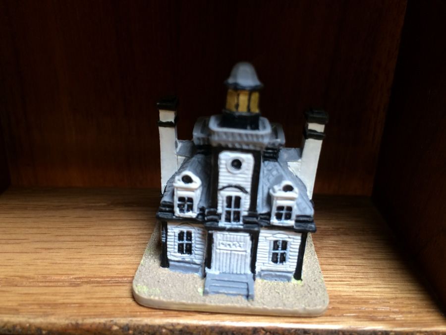 Huge Collection of Miniature Castles and Lighthouses plus Teak Display Case [Photo 25]