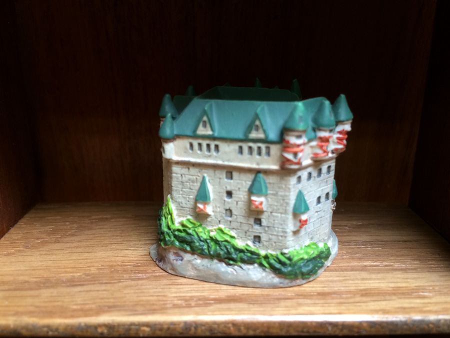 Huge Collection of Miniature Castles and Lighthouses plus Teak Display Case [Photo 15]