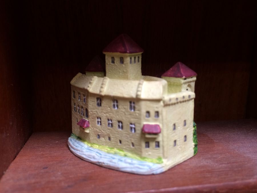 Huge Collection of Miniature Castles and Lighthouses plus Teak Display Case [Photo 11]