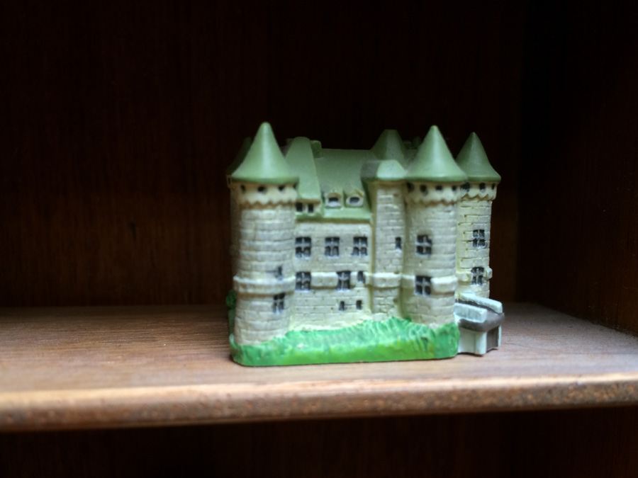 Huge Collection of Miniature Castles and Lighthouses plus Teak Display Case [Photo 2]