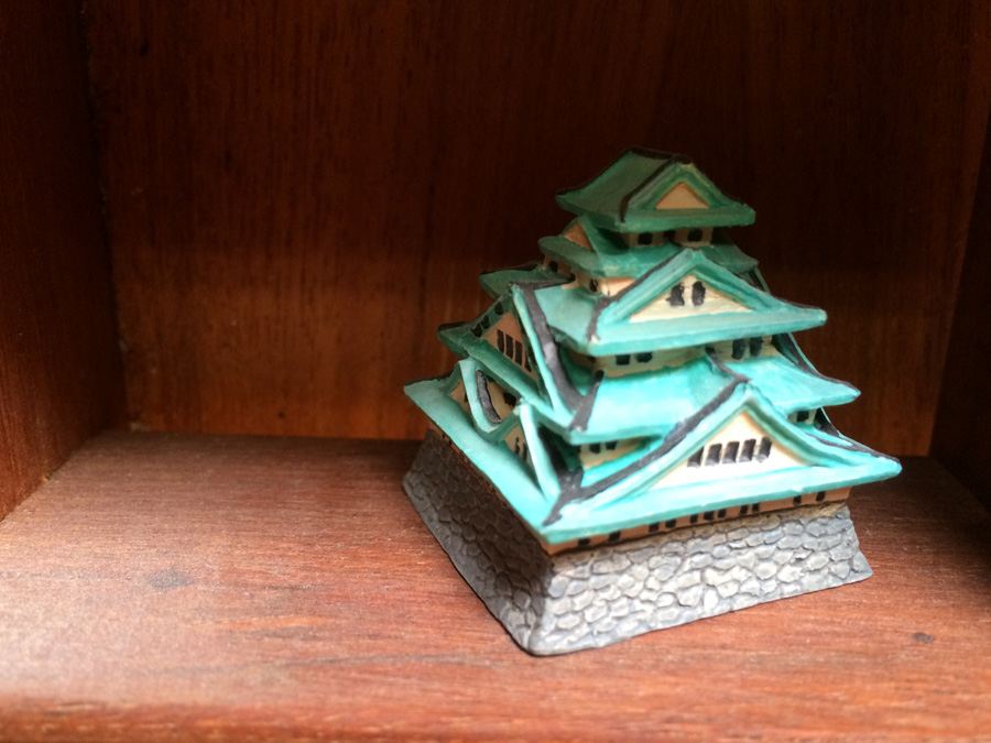 Huge Collection of Miniature Castles and Lighthouses plus Teak Display Case [Photo 17]