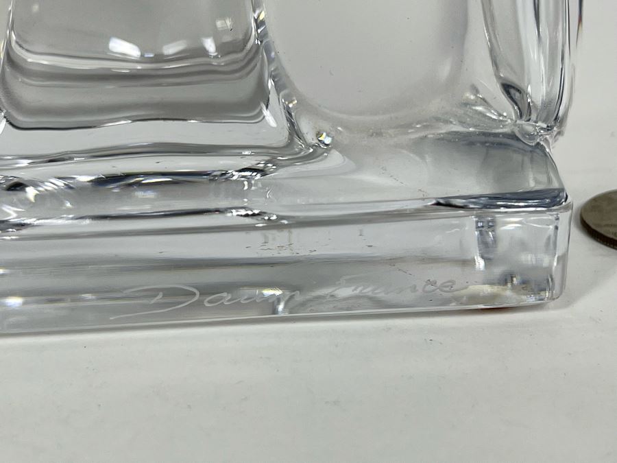 Signed Daum France Crystal Toucan Bird With Colored Beak 9H Estimate $400-$600 [Photo 6]