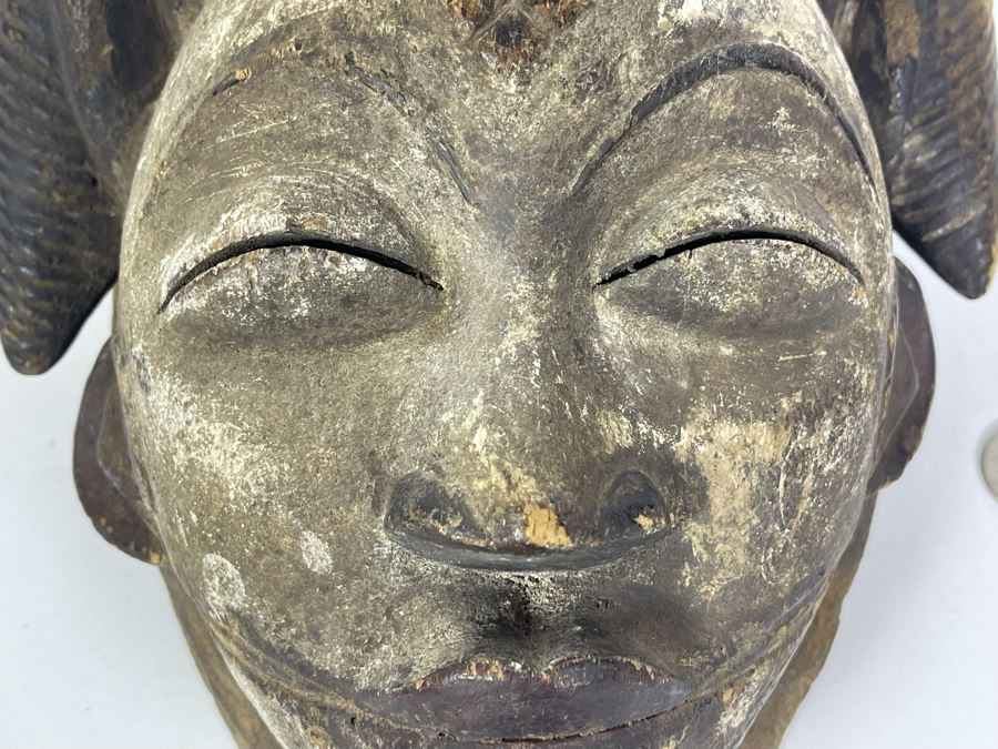 Very Old Hand Carved Wood African Mask 8W X 11D X 6H [Photo 7]